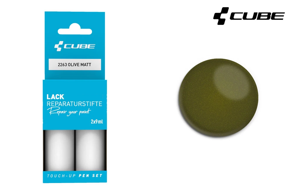Cube Lackreparaturstift Set OLIVE Matt – Bild 3