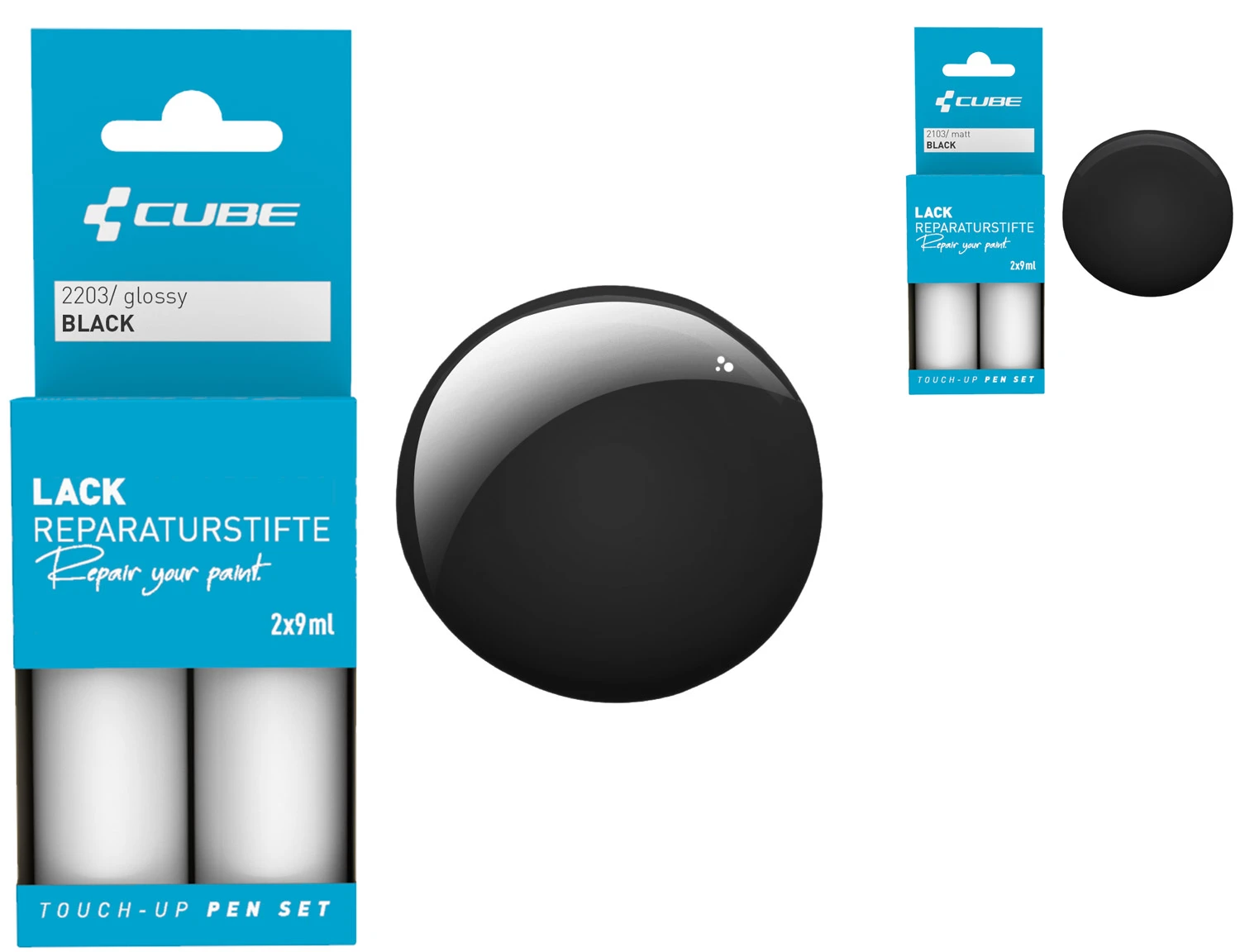 Cube Lackreparaturstift Set BLACK
