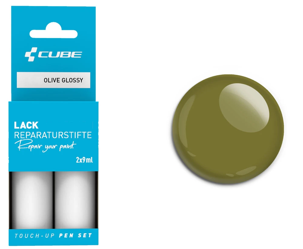 Cube Lackreparaturstift Set OLIVE Glossy