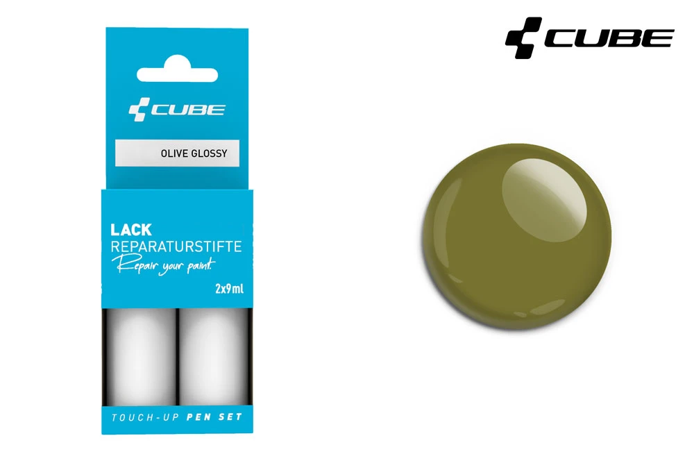 Cube Lackreparaturstift Set OLIVE Glossy – Bild 2