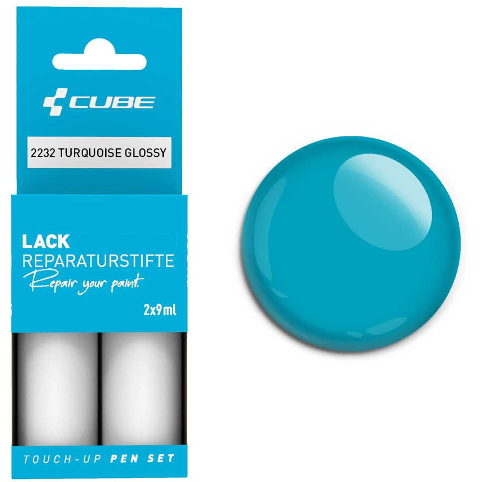 Cube Lackreparaturstift Set TURQUOISE Glossy