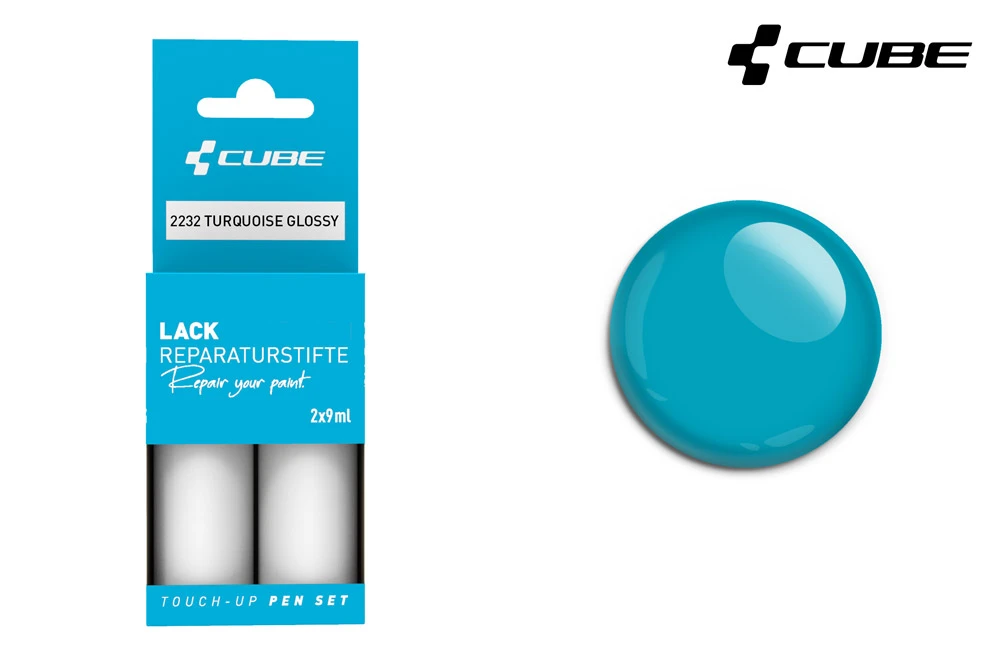 Cube Lackreparaturstift Set TURQUOISE Glossy – Bild 2