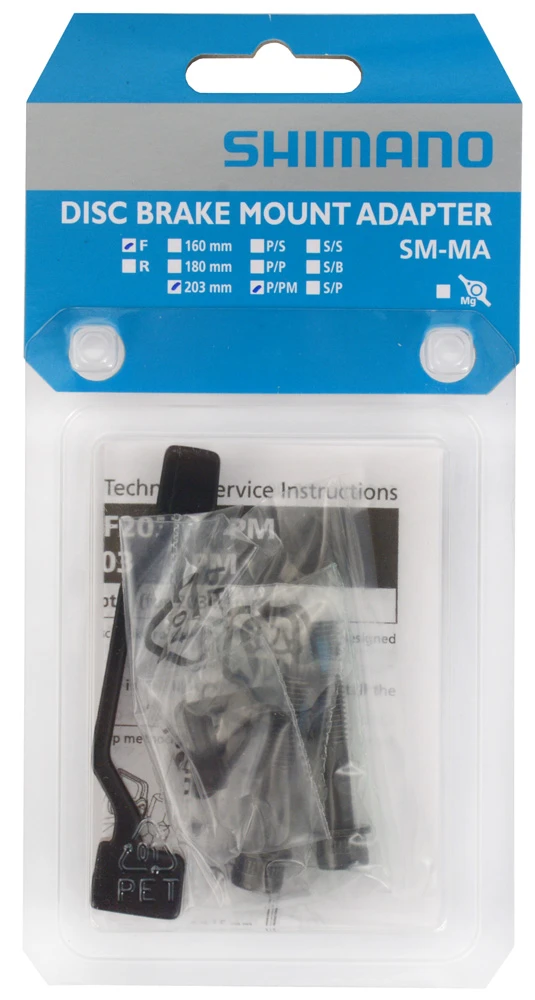 Shimano SM-MA-F203P/PM Adapter Für 203mm Bremsscheibe – Bild 2